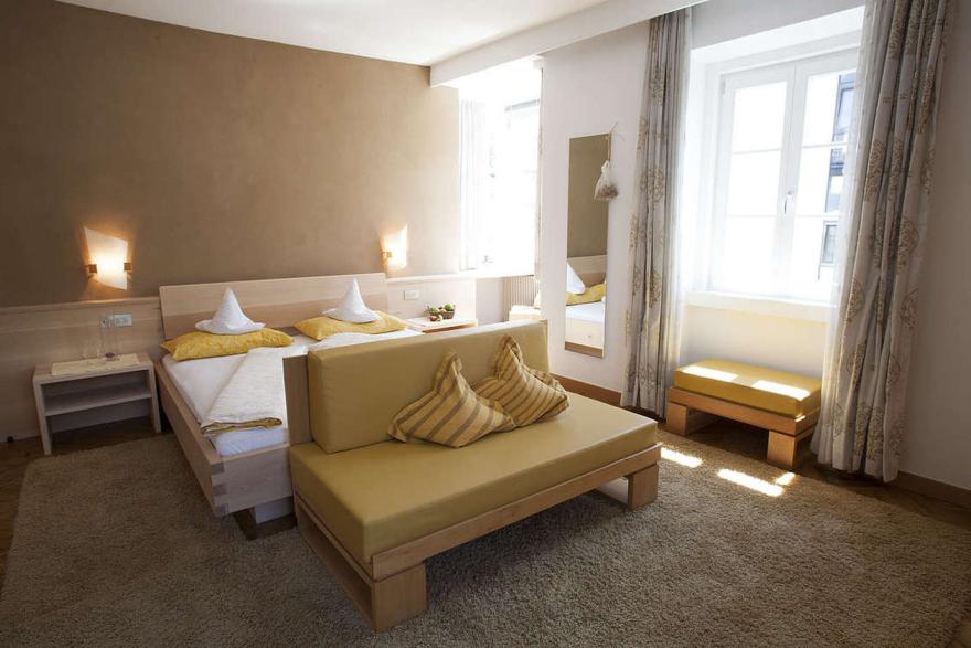 Wood design double room with balcony